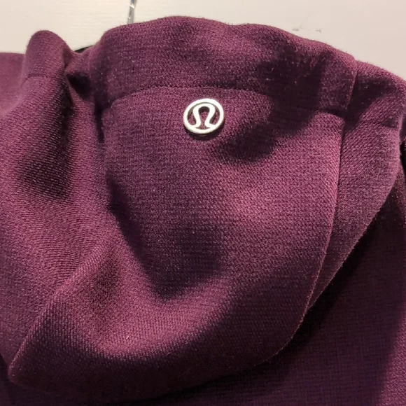Lululemon Athletica Deep Purple Hooded Trench Coat - Picture 3 of 6